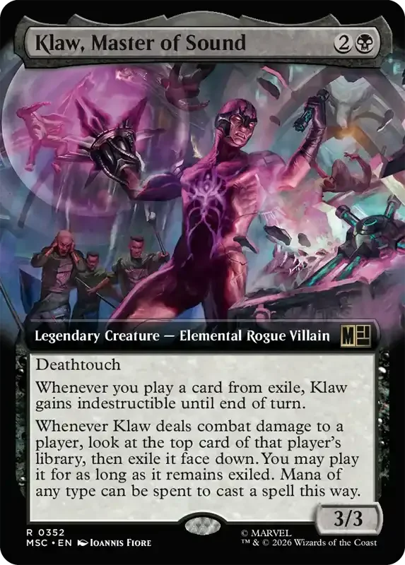 Marvel Super Heroes Set List - Klaw, Master of Sound (2. Version)