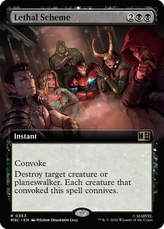 Marvel Super Heroes Set List - Lethal Scheme (2. Version)