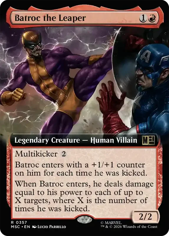 Marvel Super Heroes Set List - Batroc the Leaper (2. Version)