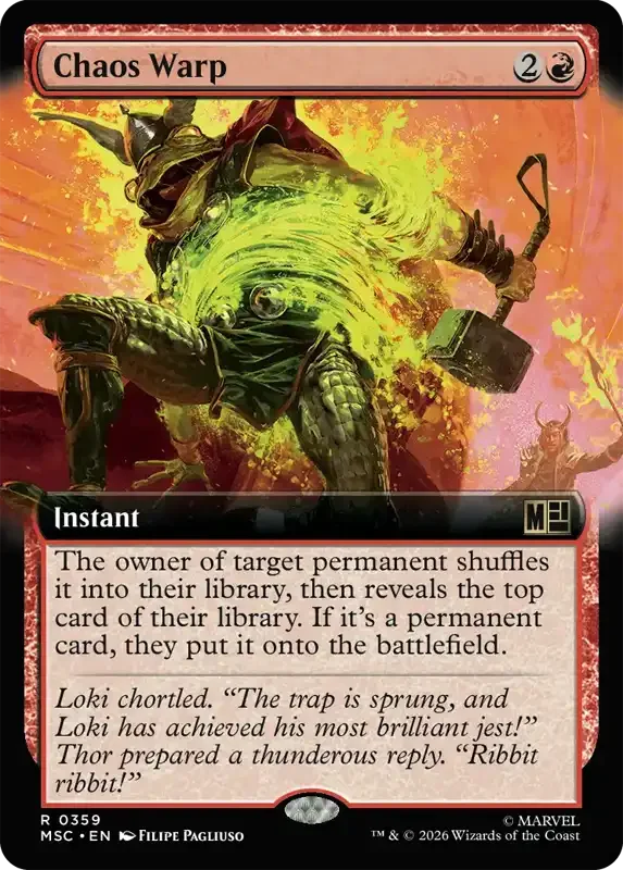 Marvel Super Heroes Set List - Chaos Warp (2. Version)