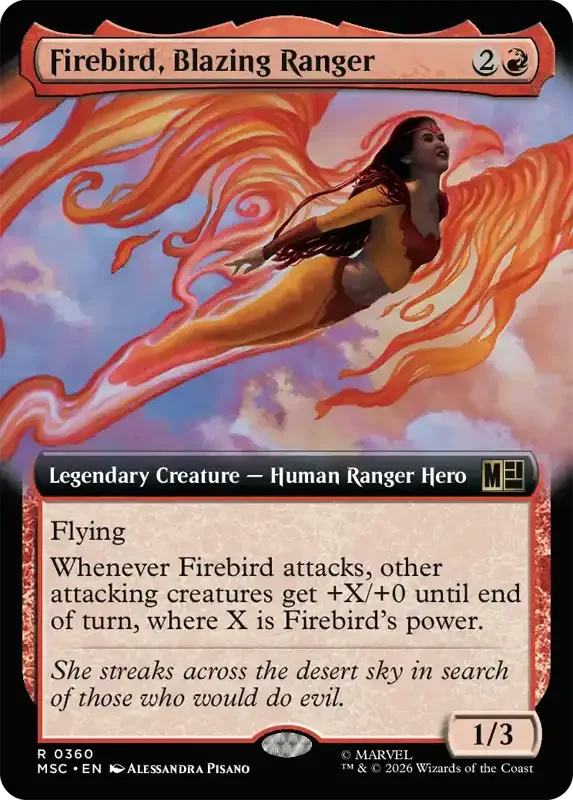 Marvel Super Heroes Set List - Firebird, Blazing Ranger (2. Version)