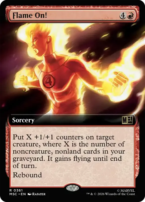 Marvel Super Heroes Set List - Flame On! (2. Version)