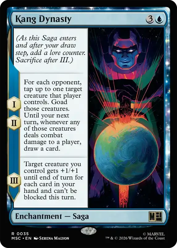 Marvel Super Heroes Set List - Kang Dynasty