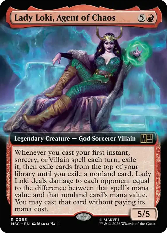 Marvel Super Heroes Set List - Lady Loki, Agent of Chaos (2. Version)
