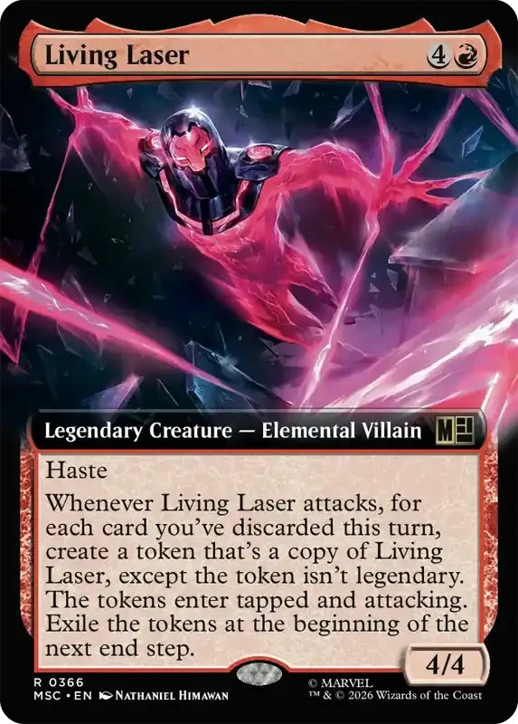Marvel Super Heroes Set List - Living Laser (2. Version)