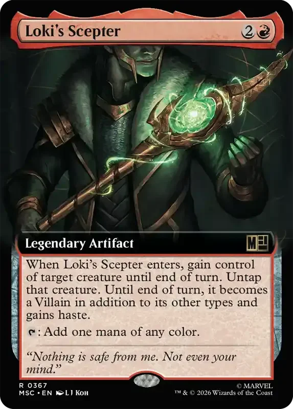 Marvel Super Heroes Set List - Loki's Scepter (2. Version)