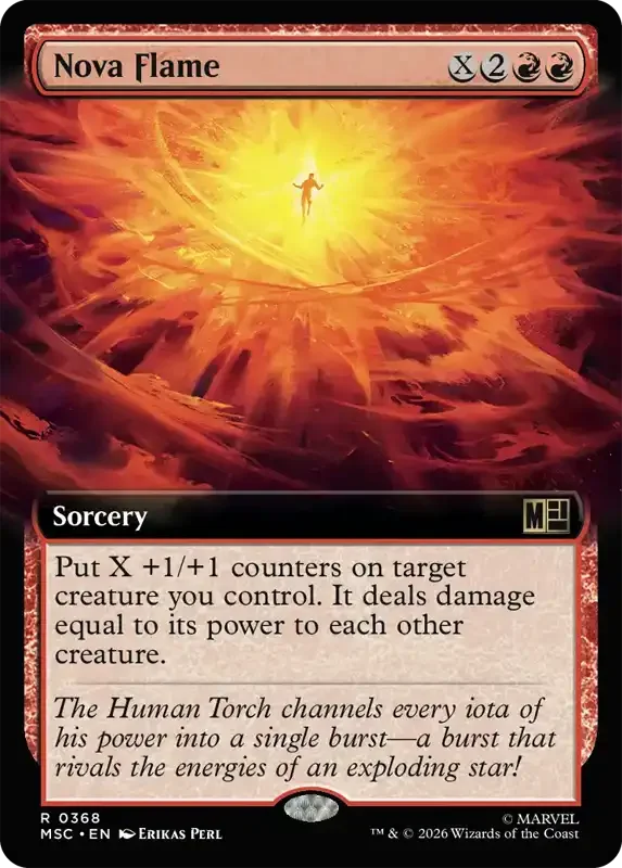 Marvel Super Heroes Set List - Nova Flame (2. Version)