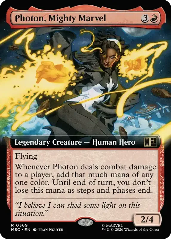 Marvel Super Heroes Set List - Photon, Mighty Marvel (2. Version)