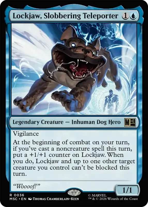 Marvel Super Heroes Set List - Lockjaw, Slobbering Teleporter