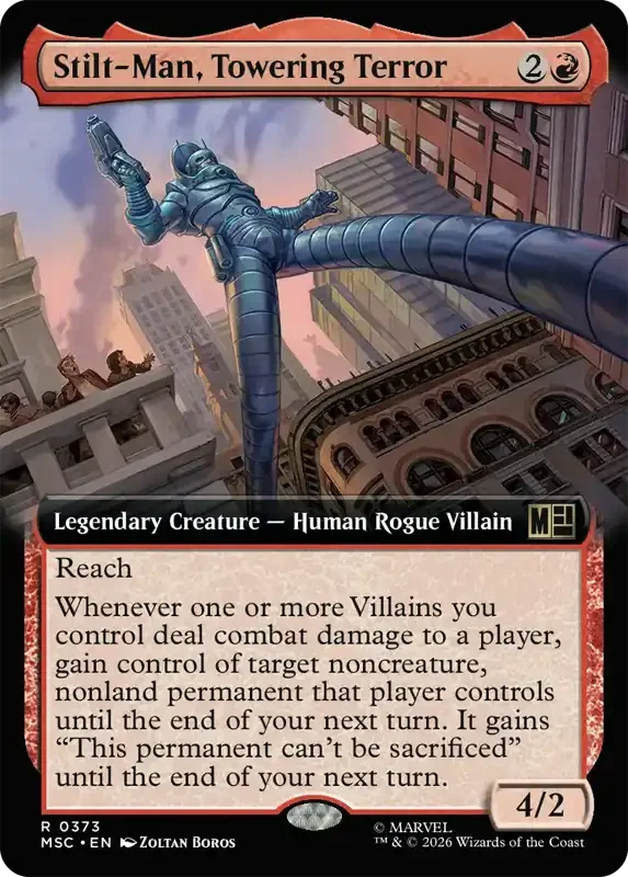 Marvel Super Heroes Set List - Stilt-Man, Towering Terror (2. Version)