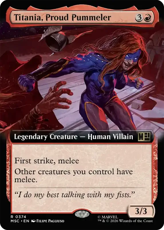 Marvel Super Heroes Set List - Titania, Proud Pummeler (2. Version)