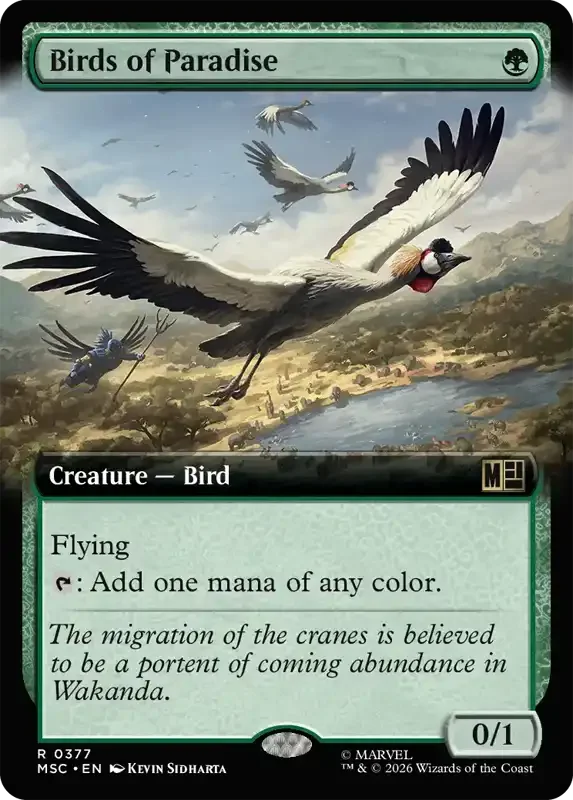 Marvel Super Heroes Set List - Birds of Paradise (2. Version)