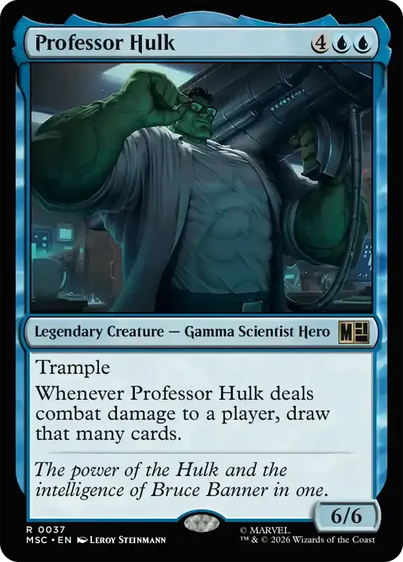 Marvel Super Heroes Set List - Professor Hulk