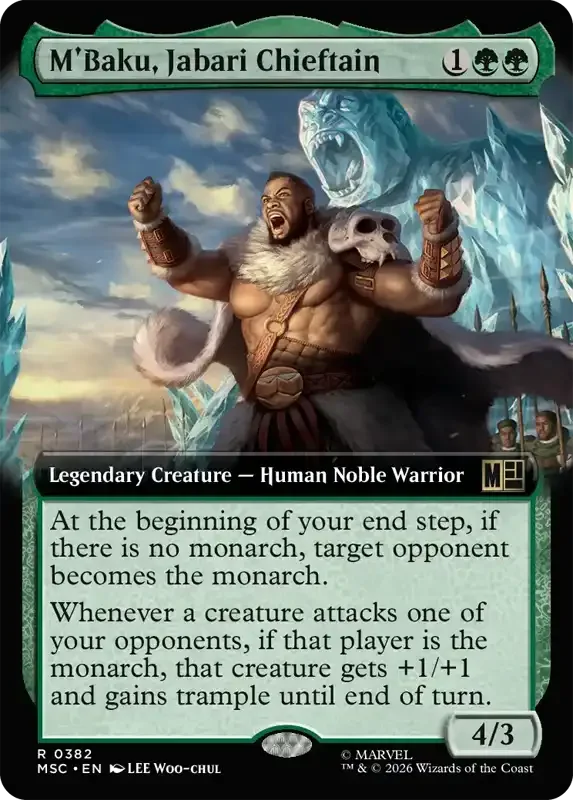 Marvel Super Heroes Set List - M'Baku, Jabari Chieftain (2. Version)
