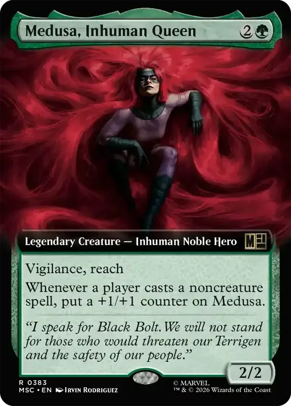 Marvel Super Heroes Set List - Medusa, Inhuman Queen (2. Version)