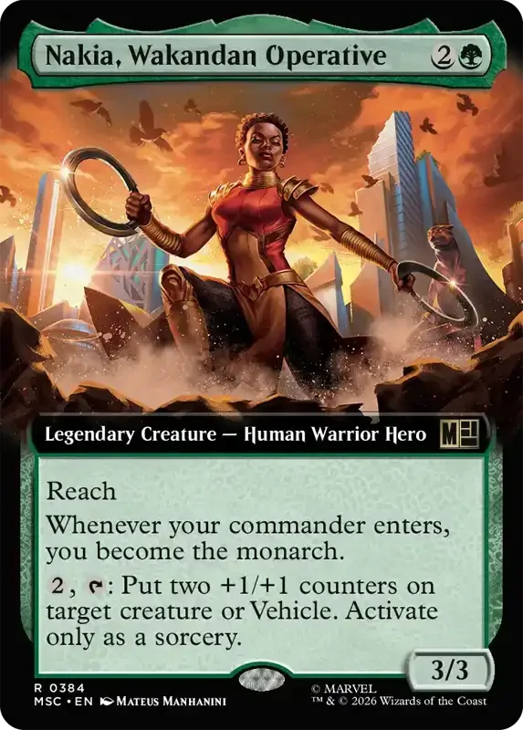 Marvel Super Heroes Set List - Nakia, Wakandan Operative (2. Version)