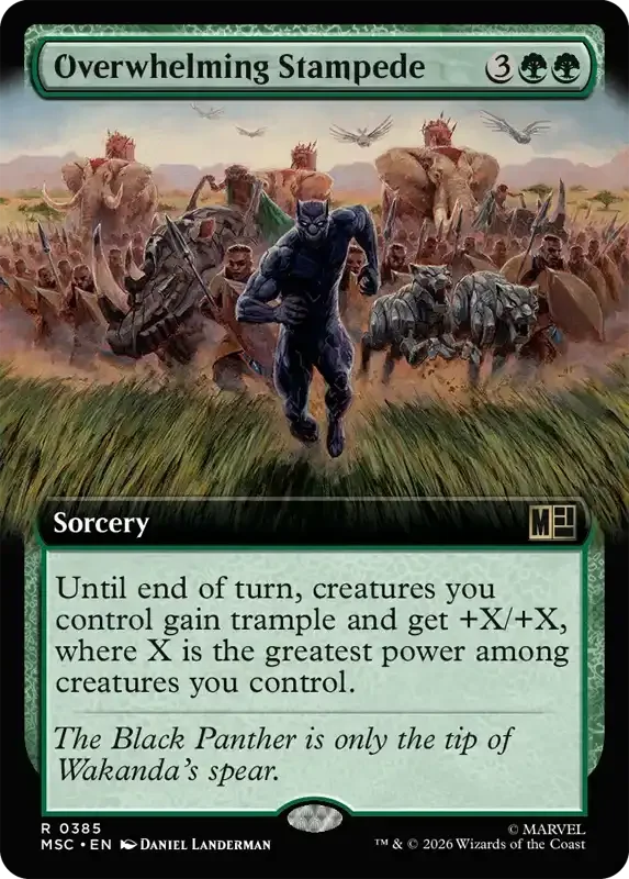 Marvel Super Heroes Set List - Overwhelming Stampede (2. Version)