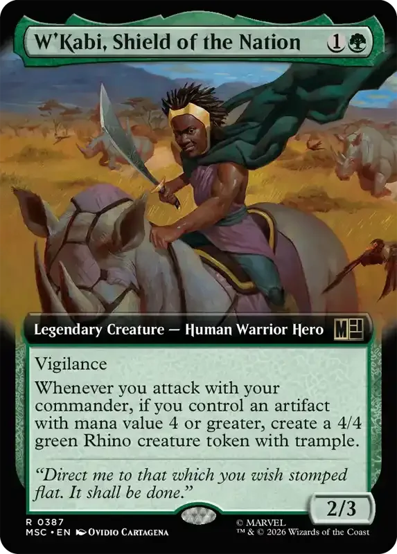 Marvel Super Heroes Set List - W'Kabi, Shield of the Nation (2. Version)