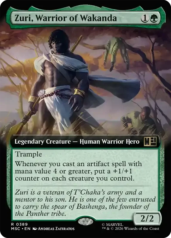Marvel Super Heroes Set List - Zuri, Warrior of Wakanda (2. Version)