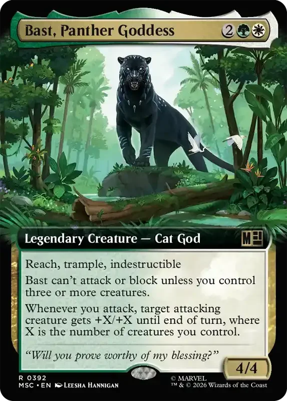 Marvel Super Heroes Set List - Bast, Panther Goddess (2. Version)