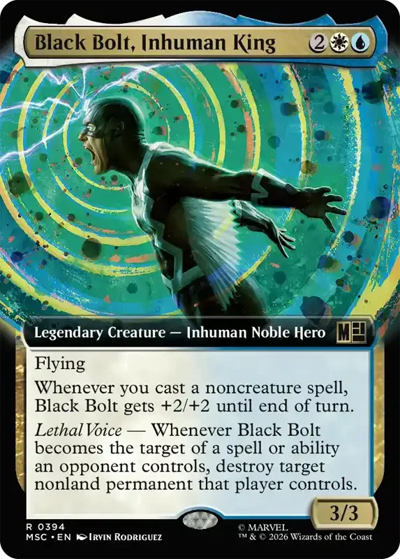Marvel Super Heroes Set List - Black Bolt, Inhuman King (2. Version)