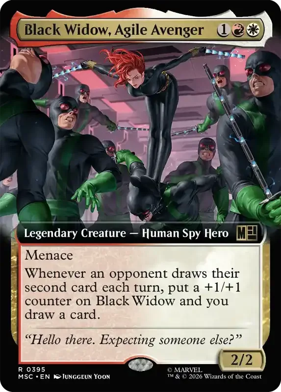 Marvel Super Heroes Set List - Black Widow, Agile Avenger (2. Version)