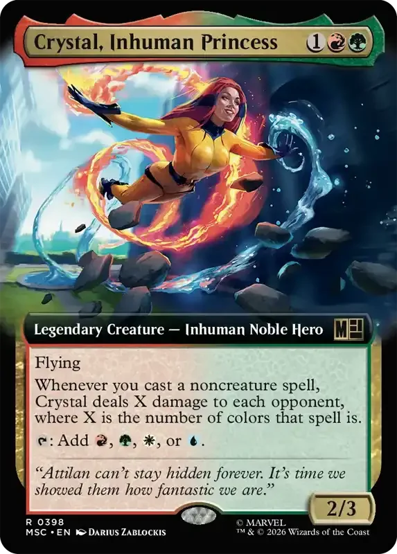 Marvel Super Heroes Set List - Crystal, Inhuman Princess (2. Version)