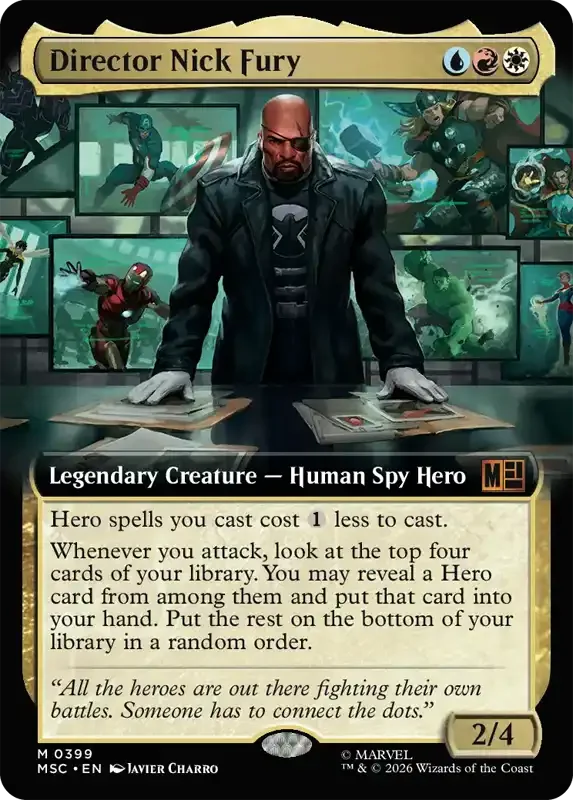 Marvel Super Heroes Set List - Director Nick Fury (2. Version)