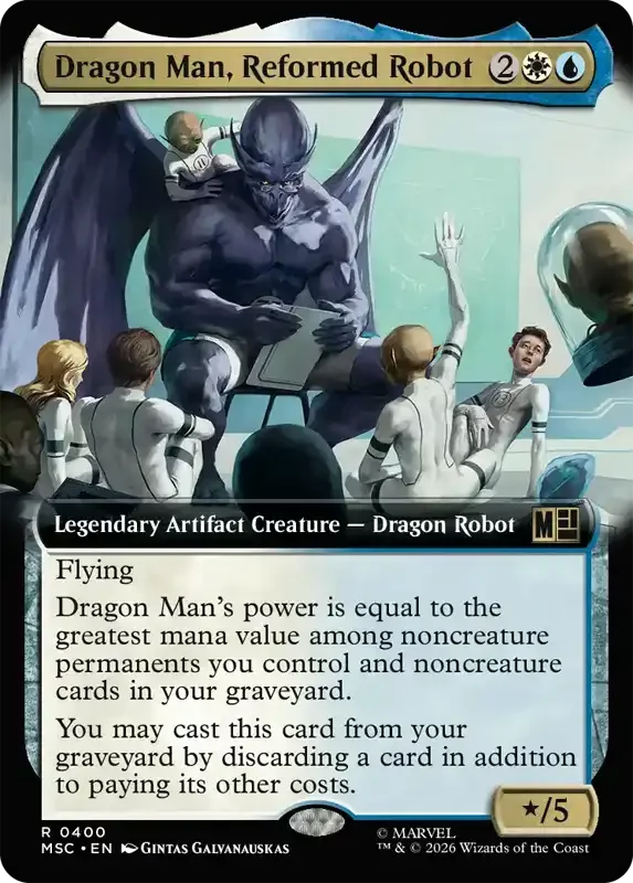 Marvel Super Heroes Set List - Dragon Man, Reformed Robot (2. Version)