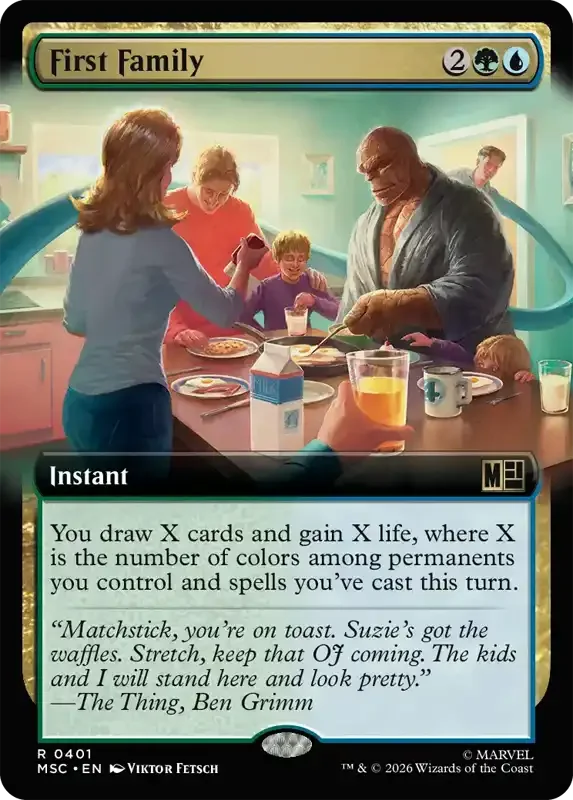 Marvel Super Heroes Set List - First Family (2. Version)