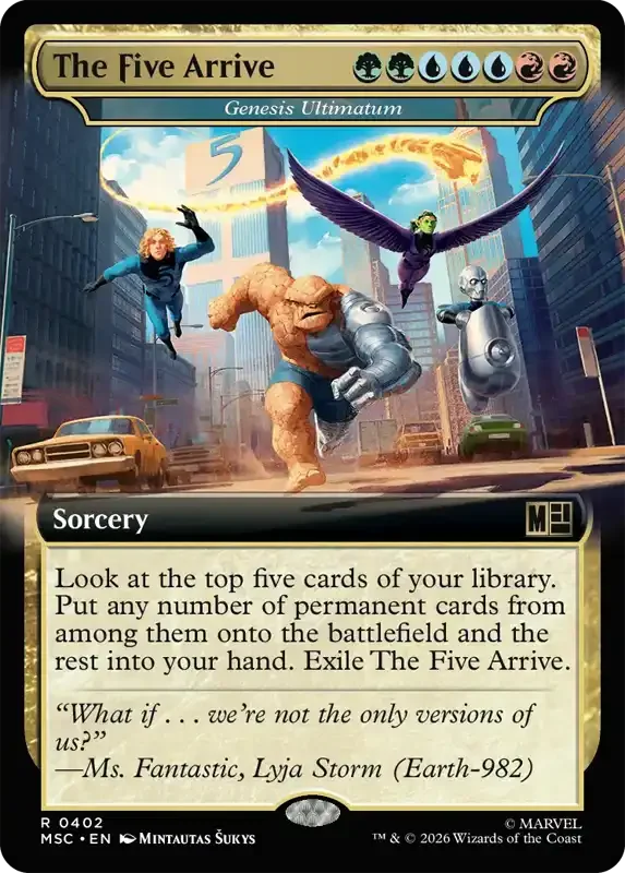 Marvel Super Heroes Set List - Genesis Ultimatum (2. Version)