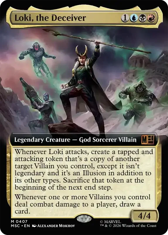 Marvel Super Heroes Set List - Loki, the Deceiver (2. Version)