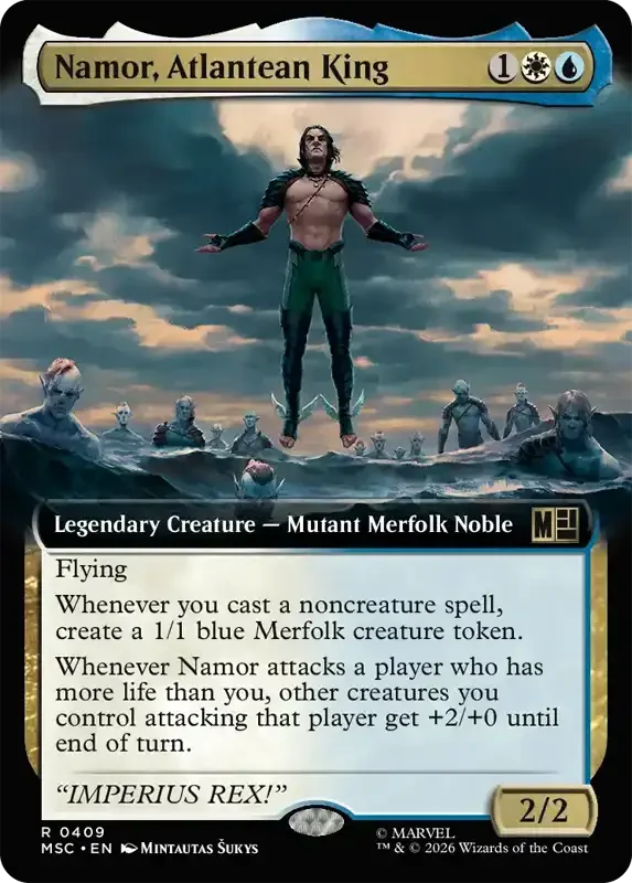 Marvel Super Heroes Set List - Namor, Atlantean King (2. Version)