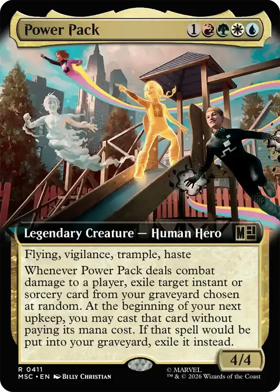 Marvel Super Heroes Set List - Power Pack (2. Version)
