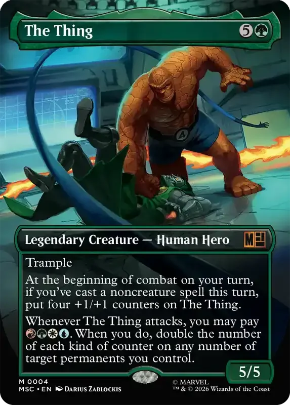 Marvel Super Heroes Set List - The Thing