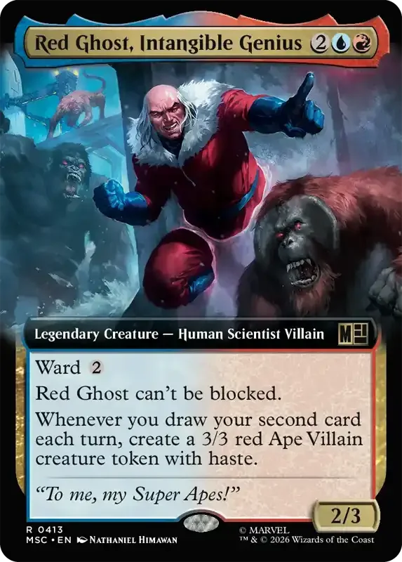 Marvel Super Heroes Set List - Red Ghost, Intangible Genius (2. Version)