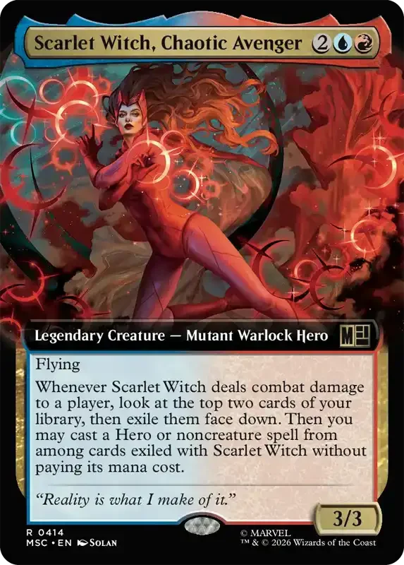 Marvel Super Heroes Set List - Scarlet Witch, Chaotic Avenger (2. Version)