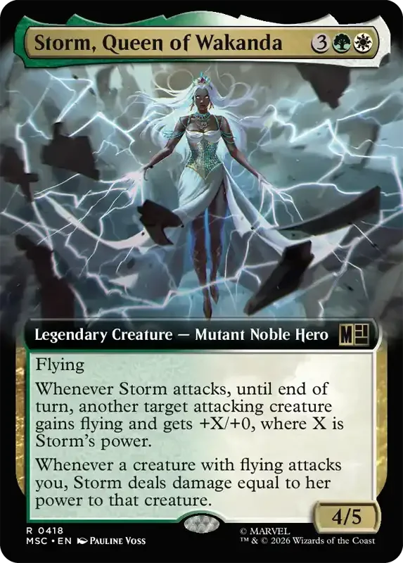 Marvel Super Heroes Set List - Storm, Queen of Wakanda (2. Version)