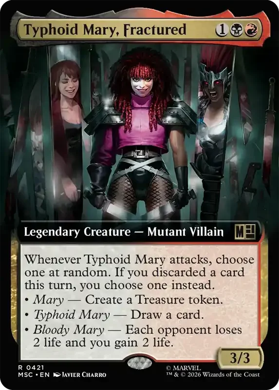 Marvel Super Heroes Set List - Typhoid Mary, Fractured (2. Version)
