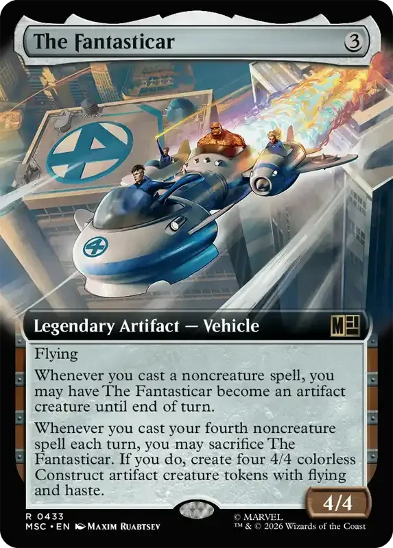 Marvel Super Heroes Set List - The Fantasticar (2. Version)