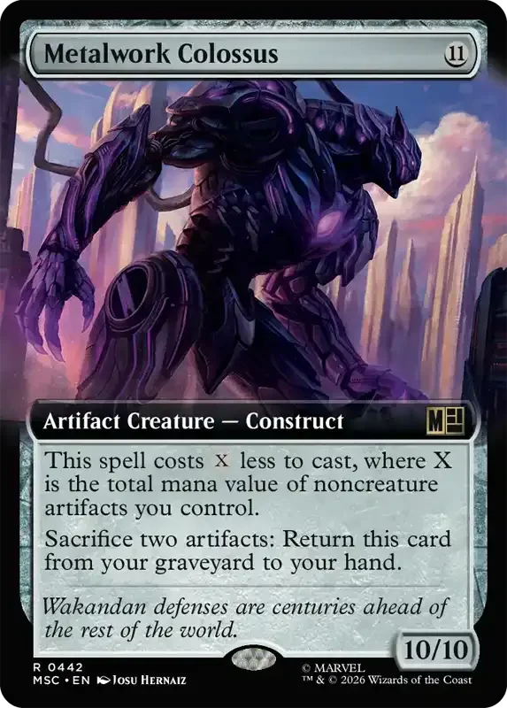 Marvel Super Heroes Set List - Metalwork Colossus (2. Version)