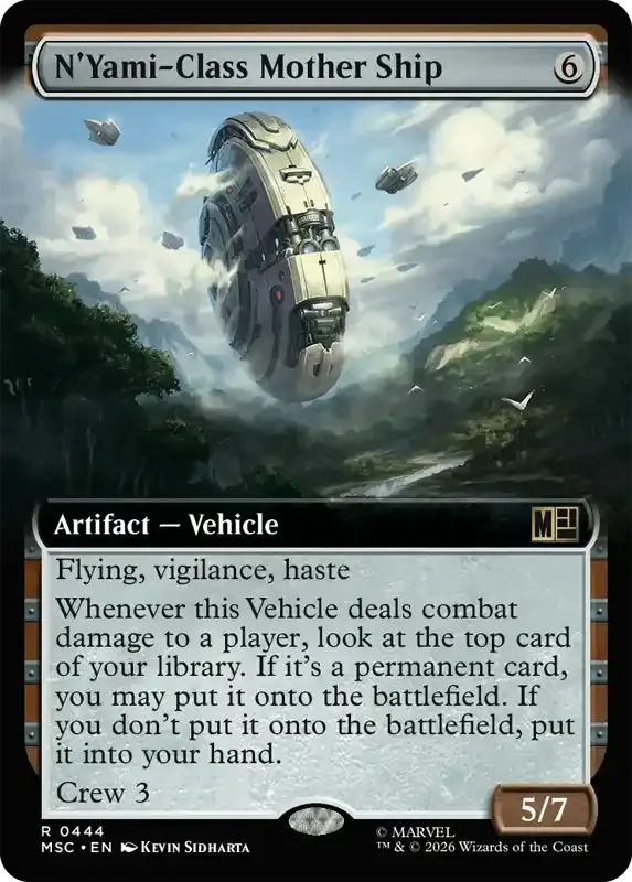 Marvel Super Heroes Set List - N'Yami-Class Mother Ship (2. Version)