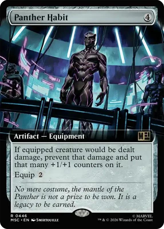 Marvel Super Heroes Set List - Panther Habit (2. Version)