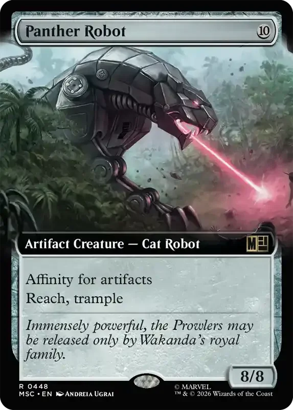 Marvel Super Heroes Set List - Panther Robot (2. Version)