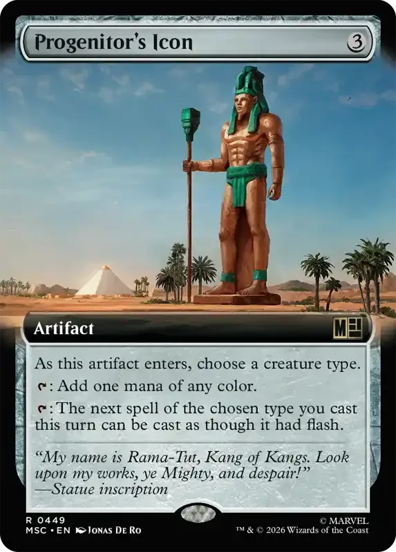 Marvel Super Heroes Set List - Progenitor's Icon (2. Version)