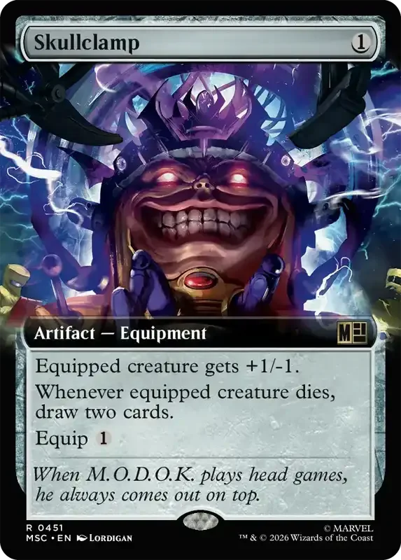 Marvel Super Heroes Set List - Skullclamp (2. Version)