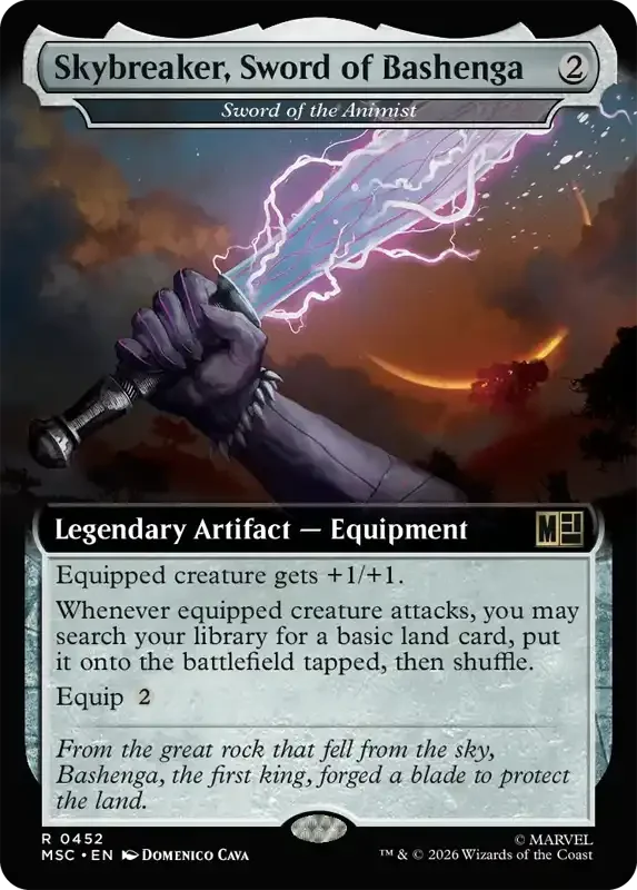 Marvel Super Heroes Set List - Sword of the Animist (2. Version)