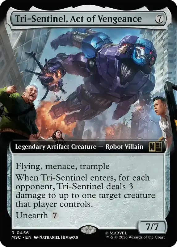 Marvel Super Heroes Set List - Tri-Sentinel, Act of Vengeance (2. Version)