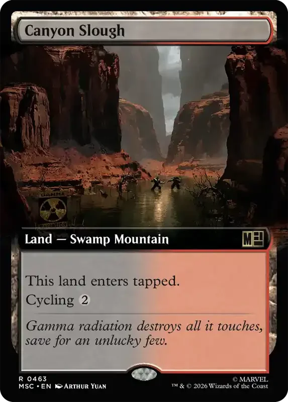 Marvel Super Heroes Set List - Canyon Slough (2. Version)