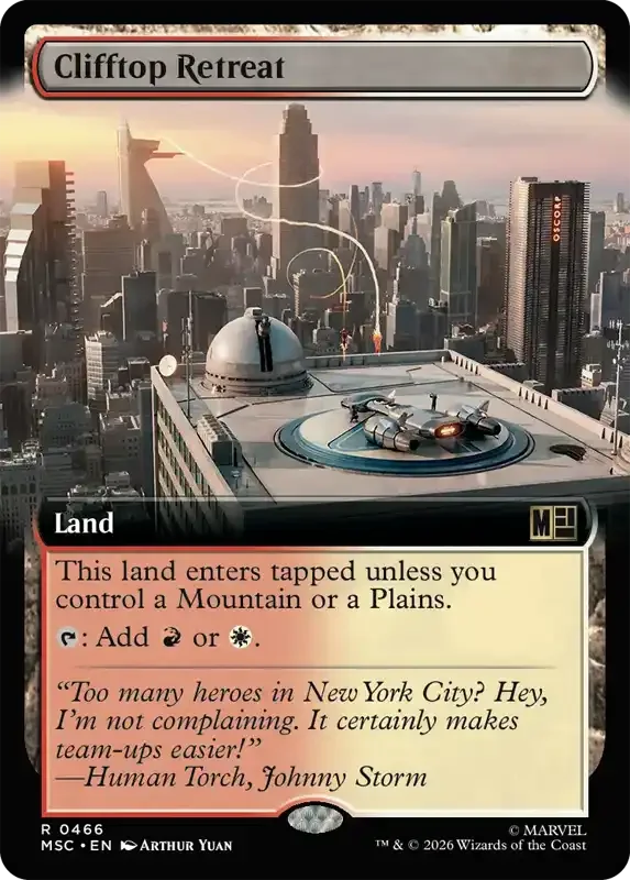 Marvel Super Heroes Set List - Clifftop Retreat (2. Version)